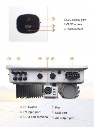 Invertor 10kW, Growatt MOD-10KTL3-X/E